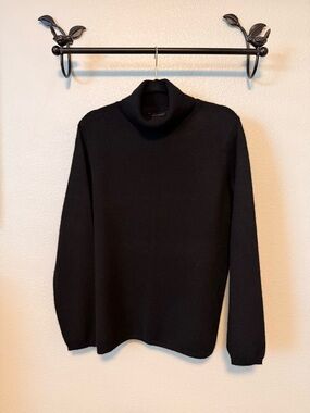 Charter Club Black Turtleneck Sweater